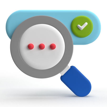 Search bar  3D Icon