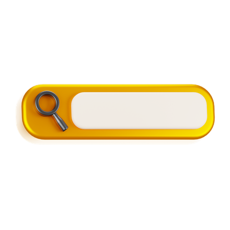 Search Bar  3D Icon