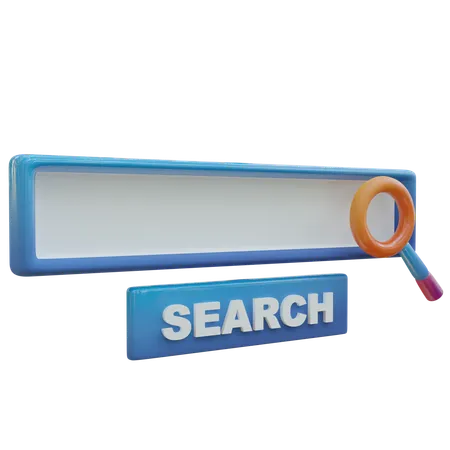 Search Bar  3D Icon