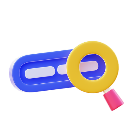 Search Bar  3D Icon