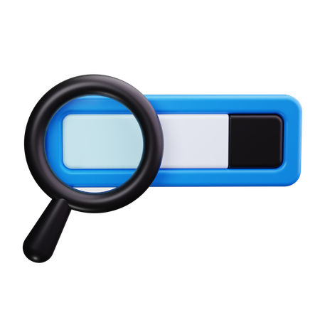 Search bar  3D Icon