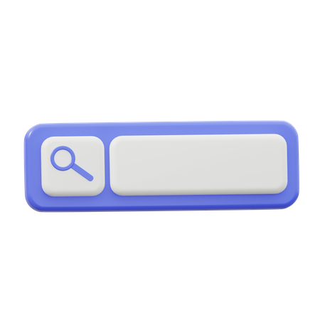 Search Bar  3D Icon