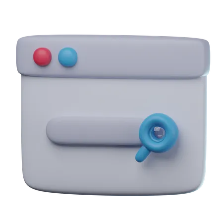 Search Bar  3D Icon