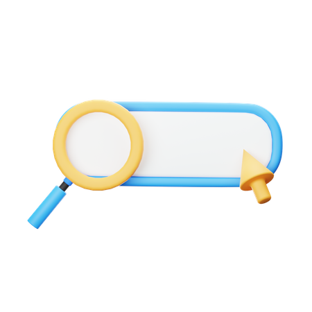 Search Bar  3D Icon