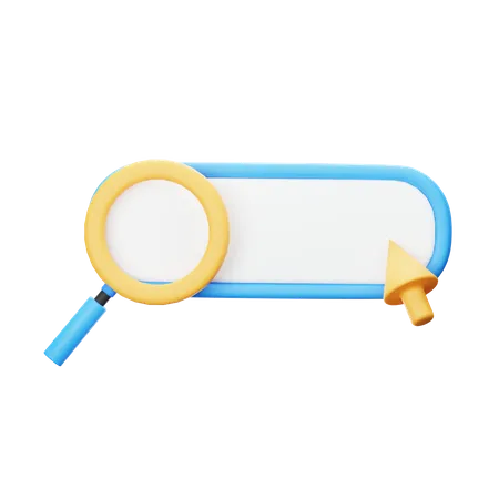 Search Bar  3D Icon