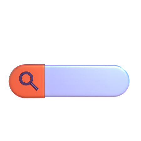 Search Bar  3D Icon