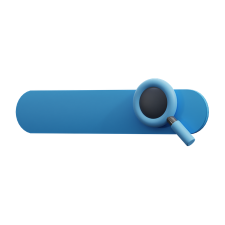 Search Bar  3D Icon