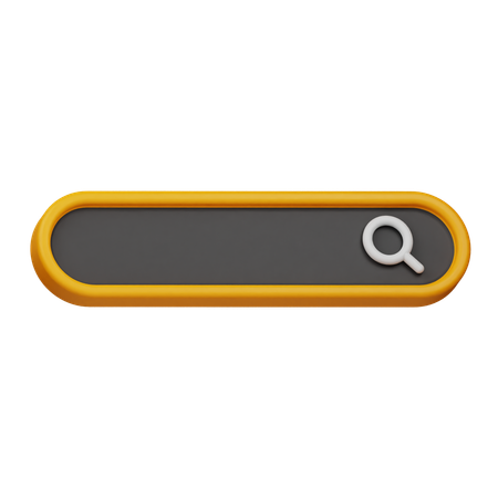 Search Bar  3D Icon