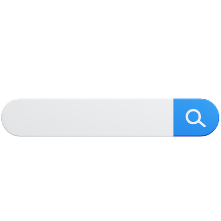 Search Bar  3D Icon