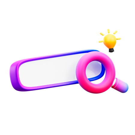 Search Bar  3D Icon