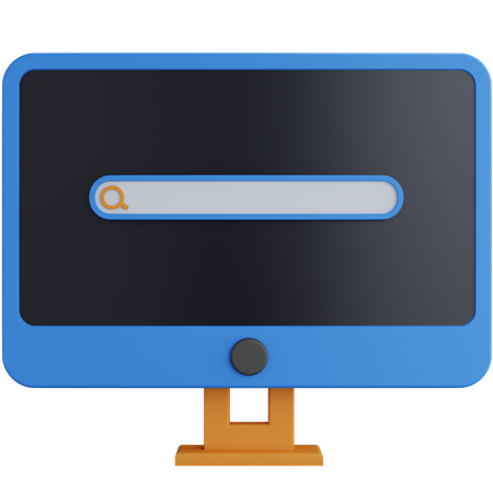 Search Bar  3D Icon