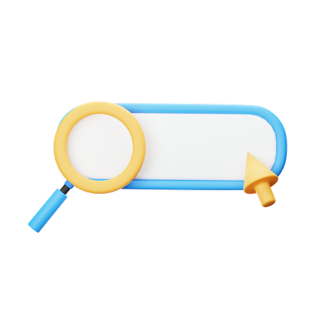 Search Bar  3D Icon