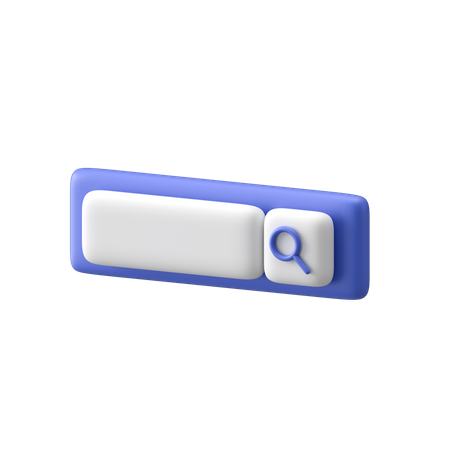 Search Bar  3D Illustration