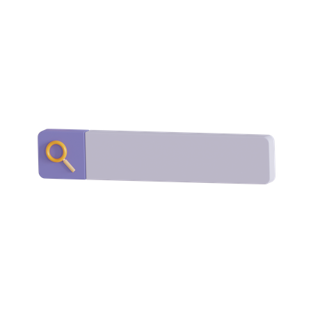 Search Bar 3D Icon