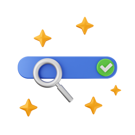 Search Bar  3D Icon