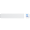 free 3d search bar button 