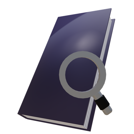 Search Book  3D Icon