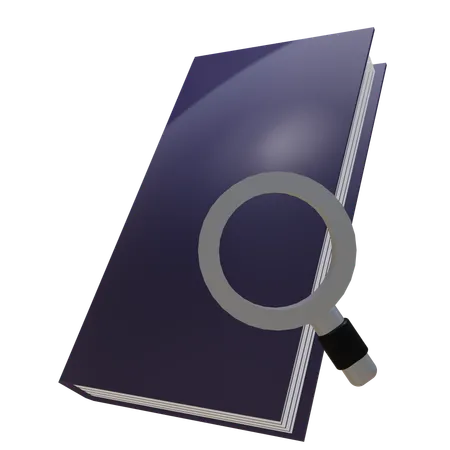 Search Book  3D Icon