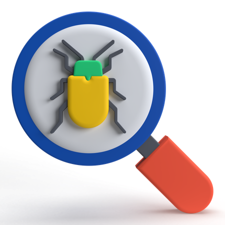 Search Bug  3D Icon