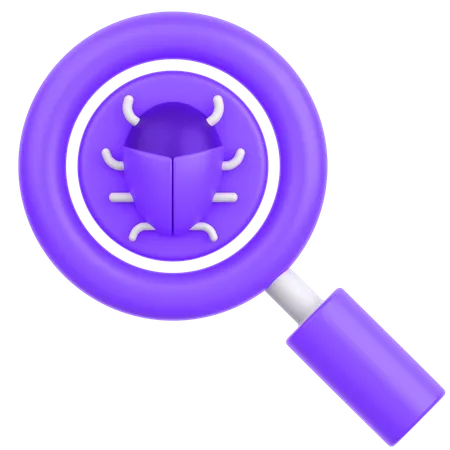 Search Bug  3D Icon