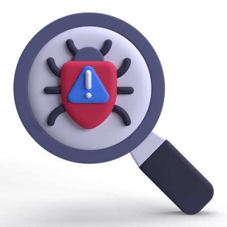 Search Bug  3D Icon