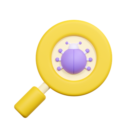 Search Bug  3D Icon