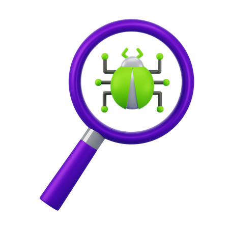 Search Bug  3D Icon