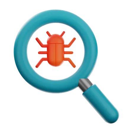 Search Bug  3D Icon