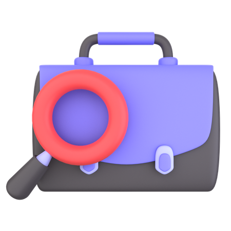 Search Business  3D Icon