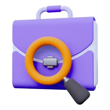 Search Business  3D Icon