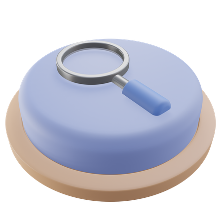 Search Button  3D Icon