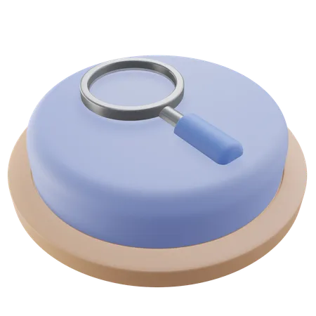 Search Button  3D Icon