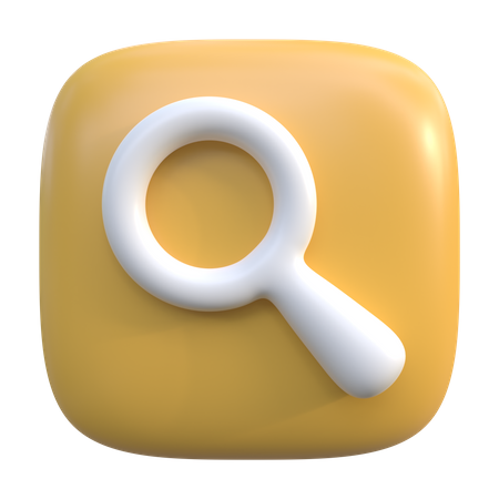 Search Button  3D Icon