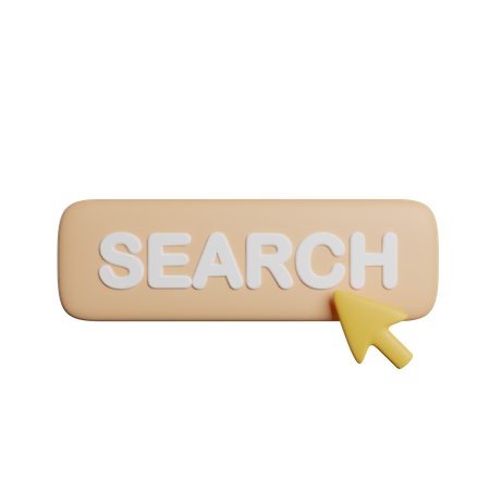 Search Button  3D Icon