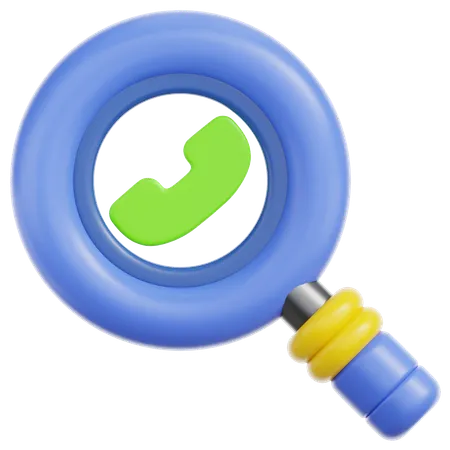 Search Call  3D Icon