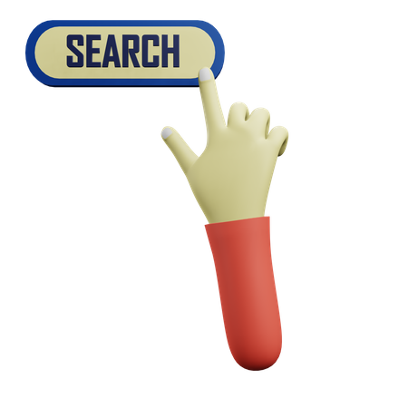 Search Click  3D Icon
