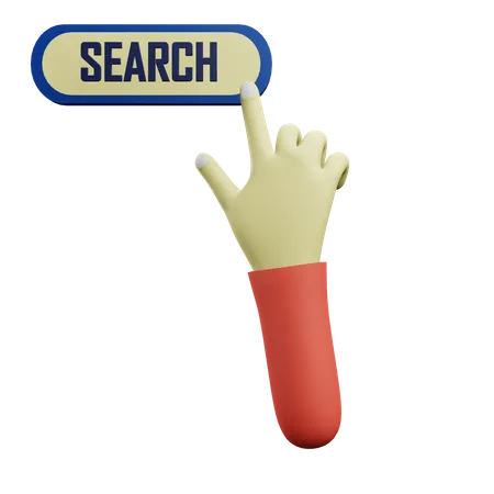 Search Click  3D Icon