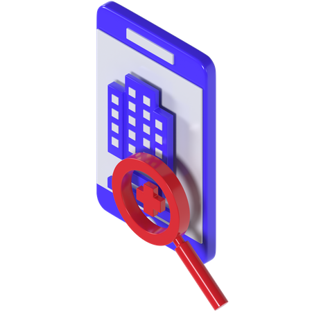 Search Clinic  3D Icon