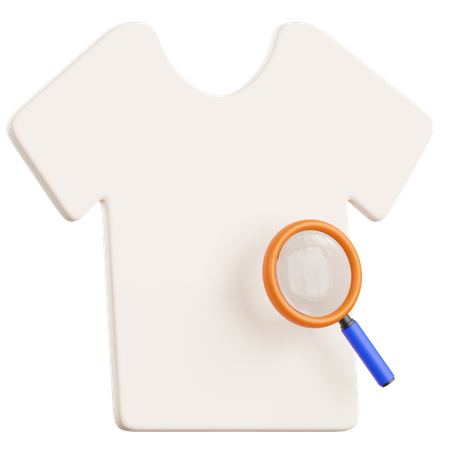 Search Clothes  3D Icon