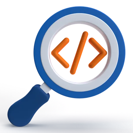 Search Code  3D Icon