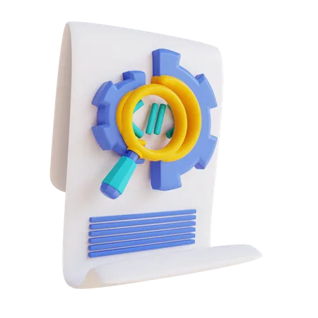 3 D Illustration Search Code 3D Icon