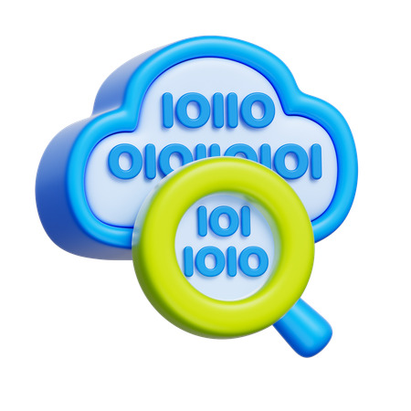 Search Coding  3D Icon