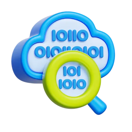 Search Coding  3D Icon