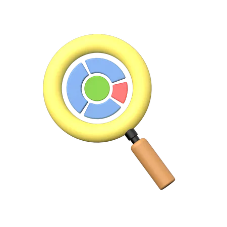 Search Data  3D Icon