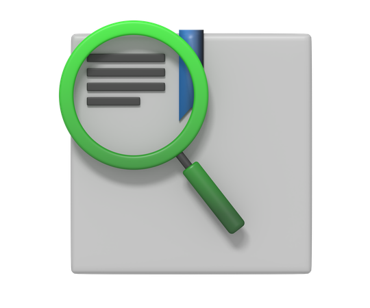 Search Delivery  3D Icon