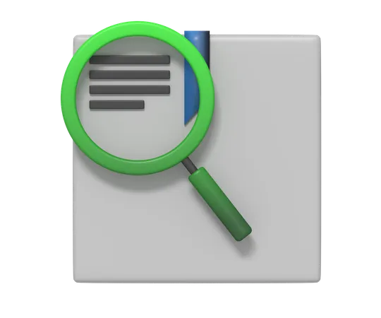 Search Delivery  3D Icon