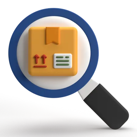Search Delivery  3D Icon