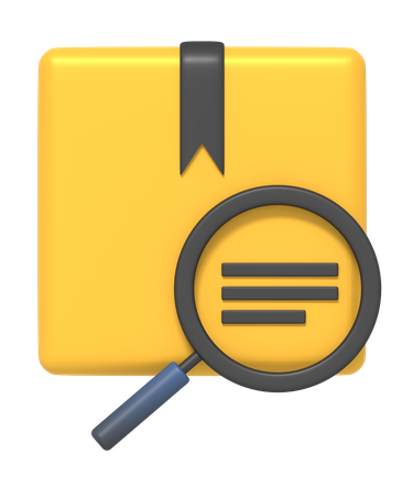 Search Delivery  3D Icon