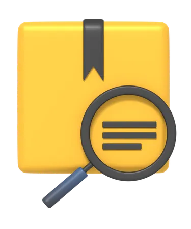 Search Delivery  3D Icon