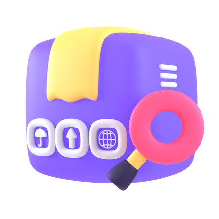 Search Delivery  3D Icon